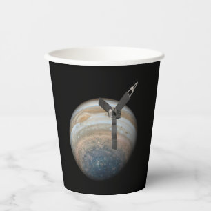 Vasos De Papel Nave Espacial Juno en el Planeta Júpiter