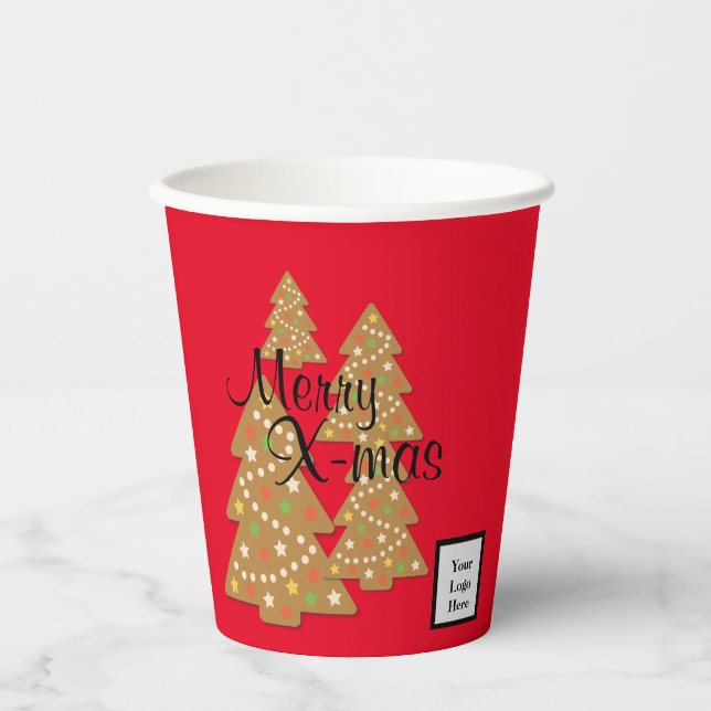 Vasos De Papel Navidad (Anverso)