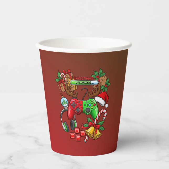 Vasos De Papel Navidad (Anverso)