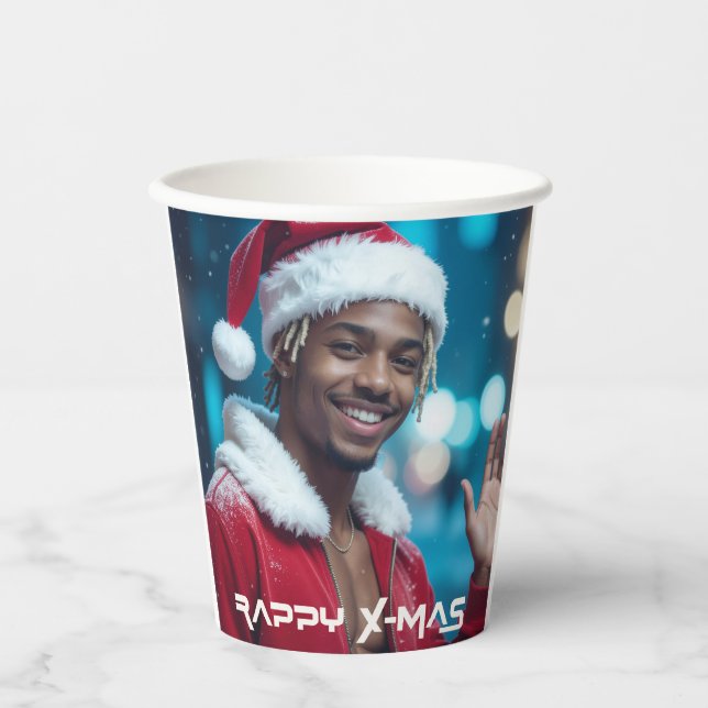 VASOS DE PAPEL NAVIDAD RAPPY (Anverso)