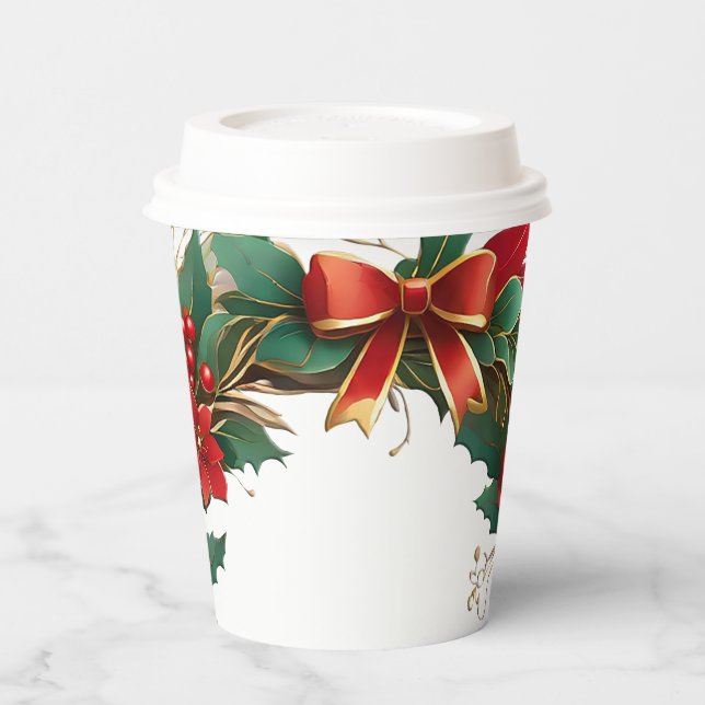 Vasos De Papel Navidades (Izquierda)