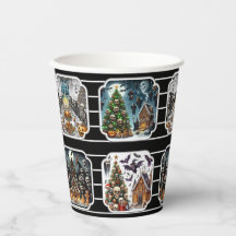 Navidades atormentados Fiestas Cups - set 1