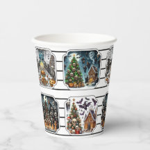 Navidades atormentados Fiestas Cups - set 3