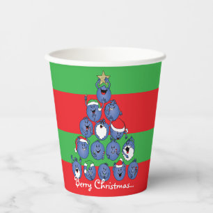 Vasos De Papel Navidades Berries