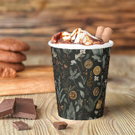 Vasos De Papel Navidades botánicos de invierno de Moody