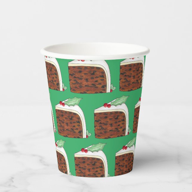 Vasos De Papel Navidades británicos preparan comida festiva para  (Anverso)