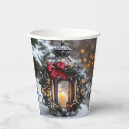 Vasos De Papel Navidades Candle Lantern