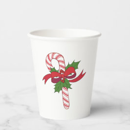 Vasos De Papel Navidades Candy Cane