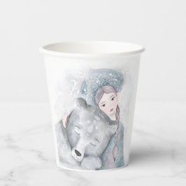 Vasos De Papel Navidades caprichosos y chicas encantadores