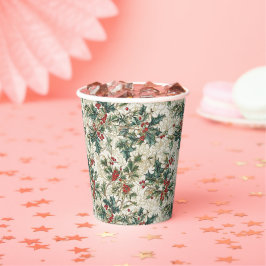 Vasos De Papel Navidades clásicos: festivo