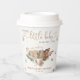 Vasos De Papel Navidades cómodos taza de papel Baby Shower