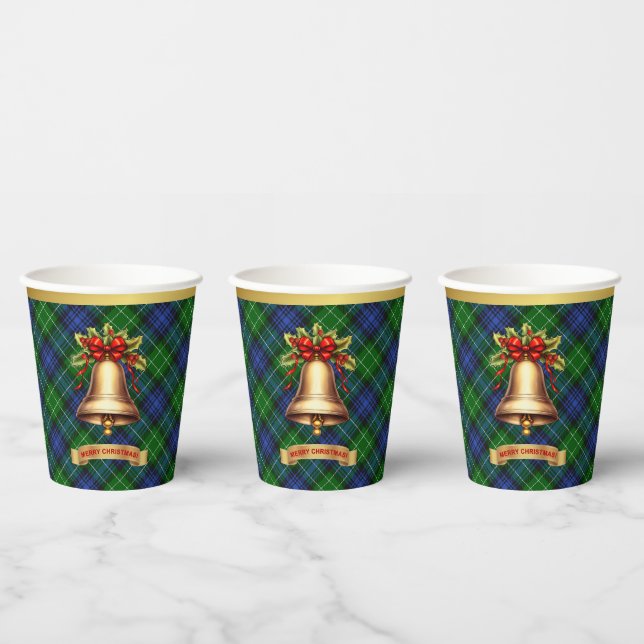 Vasos De Papel Navidades de Abercrombie Personalizada (Multi)