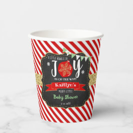 Vasos De Papel navidades de Baby Shower "Little Bundle Of Joy"