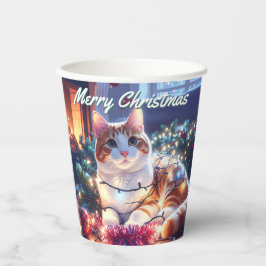Vasos De Papel Navidades de Cat & Fairy Lights