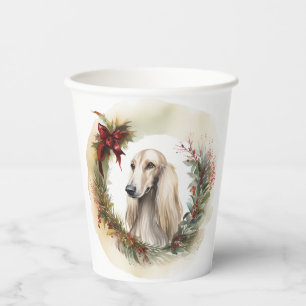 Vasos De Papel Navidades de hebilla afgana escriben presentación