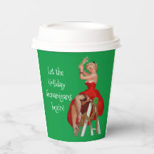 Navidades de Holiday Shenanigans Retro Pinup