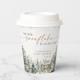 Vasos De Papel Navidades de invierno Copa de papel Baby Shower