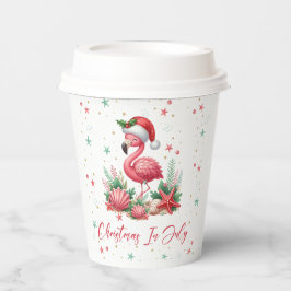 Vasos De Papel Navidades de Julio Flamingo