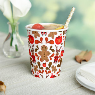 Vasos De Papel Navidades De Kasky Con Chocolate Caliente