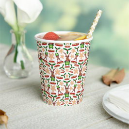Vasos De Papel Navidades De Kasky Verde Y Rojo Festividad Rina