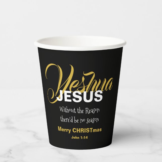 Vasos De Papel Navidades DE LA TEMPORADA DE JESÚS (Anverso)