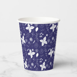 Vasos De Papel Navidades de Navy Blue