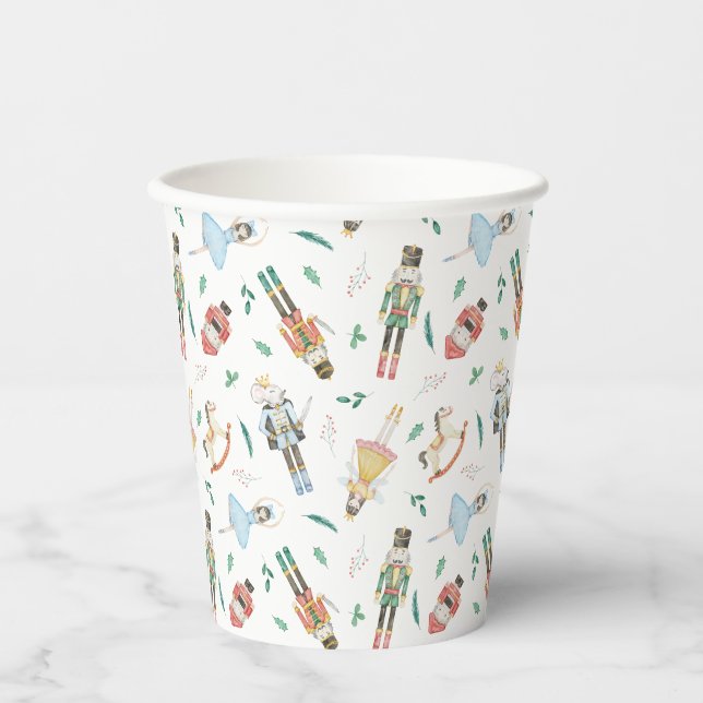 Vasos De Papel Navidades de Nutcracker (Anverso)