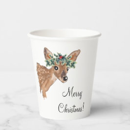 Vasos De Papel Navidades de papel personalizados de Fawn