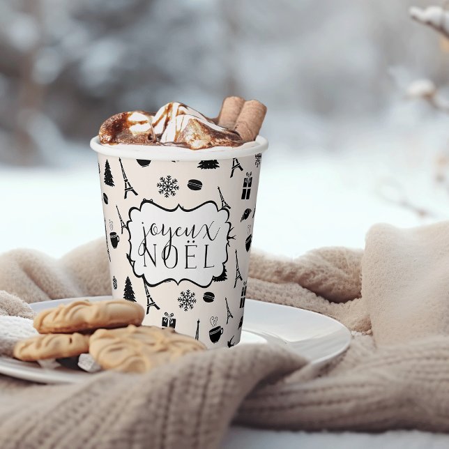 Vasos De Papel Navidades de París | Joyeux Noel (Subido por el creador)