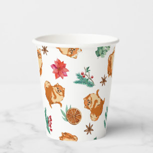 Vasos De Papel Navidades de perros callejeros