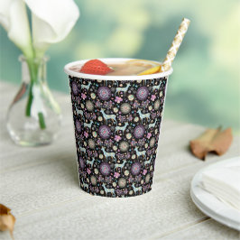 Vasos De Papel Navidades de Reindeer Paterna