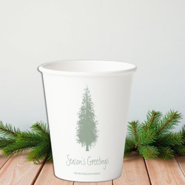 Vasos De Papel Navidades de Woodland Trees (Subido por el creador)