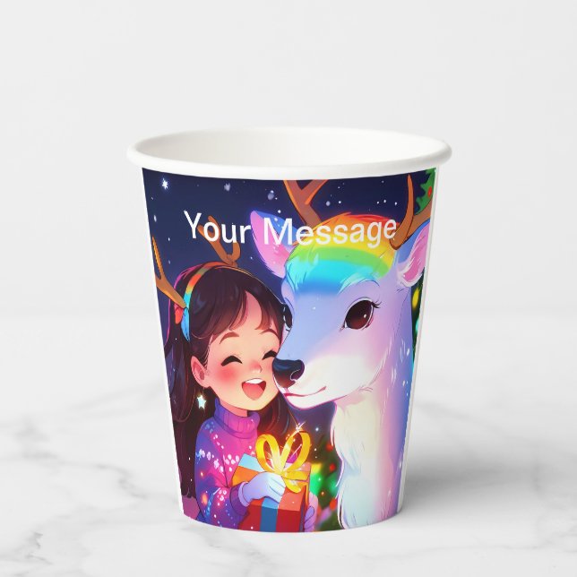 Vasos De Papel Navidades encantados (Reverso )