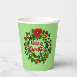 Vasos De Papel Navidades escoceses de Nollaig Chridheil