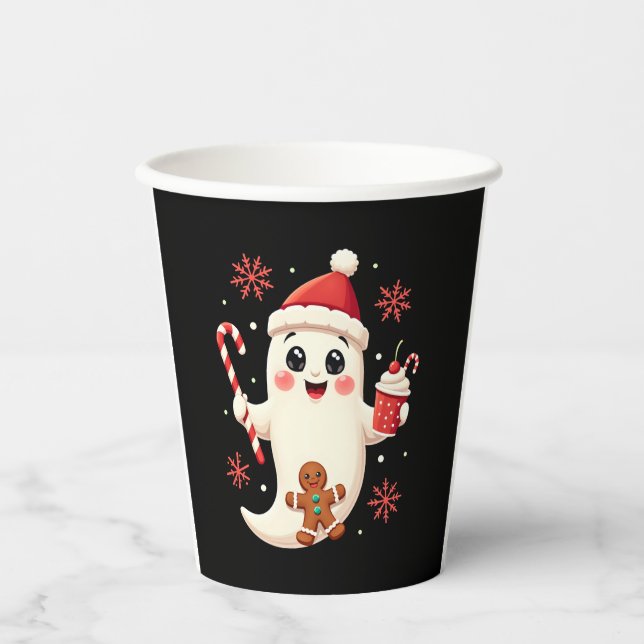 Vasos De Papel Navidades Feliz Navidad Para Navidades Regalos Fan (Anverso)