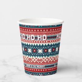 Vasos De Papel Navidades Fiesta de suéter feo fúnebre