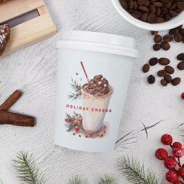 Vasos De Papel Navidades Fiesta del café de vacaciones