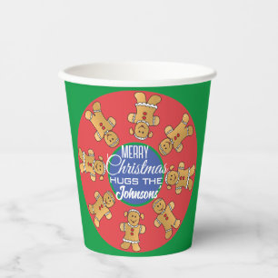 Vasos De Papel Navidades Green Gingerbread Cookies