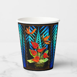 Vasos De Papel Navidades hawianos Bouquet