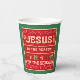 Vasos De Papel Navidades Jesús Es La Razón De La Temporada