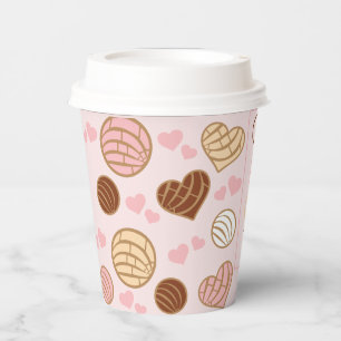 Vasos De Papel Navidades mexicanos de Pan Dulce y Cafecito