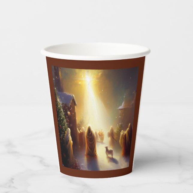 Vasos De Papel Navidades Milagro 1 (Anverso)