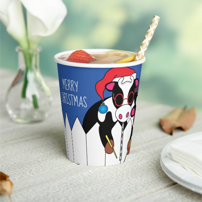 Vasos De Papel Navidades Moosicians (in situ)