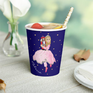 Vasos De Papel Navidades Nutcracker Ballerina Blonde