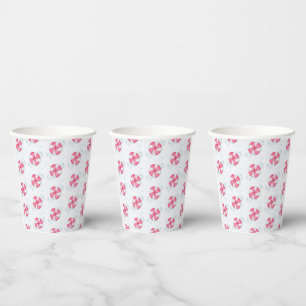 Vasos De Papel Navidades Peppermint Candy