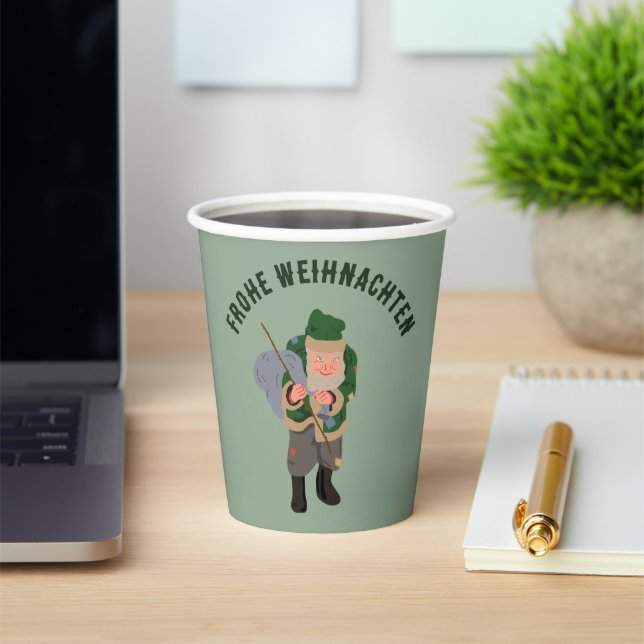 Vasos De Papel Navidades personalizados de Belsnickel Personaliza (in situ)