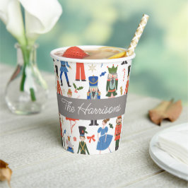 Vasos De Papel Navidades personalizados de cazadores de nueces