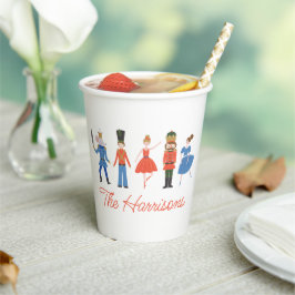 Vasos De Papel Navidades personalizados de cazadores de nueces