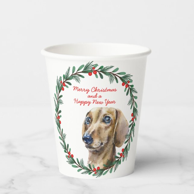 Vasos De Papel Navidades personalizados de la guerra de feriados  (Anverso)