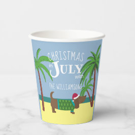Vasos De Papel Navidades personalizados en julio Fiesta de basura